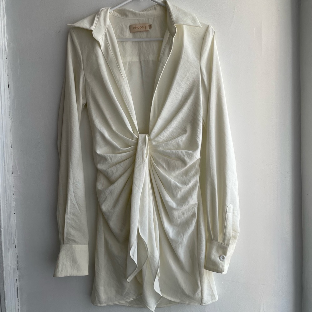 Get Choosy White Mini Dress